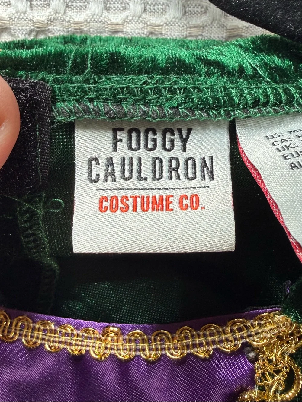 Winniford Sanderson Hoop Dress Hocus Pocus Costume Cosplay Halloween Size 7/8
